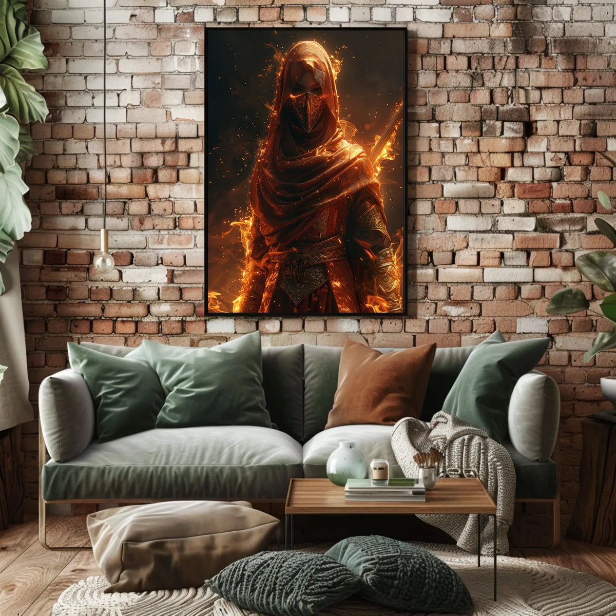 Warrior Of Flames Poster
