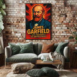 James Garfield 20th President Poster Vintage 18x24 Edition