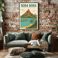 Bora Bora The Jewel of the South Seas Poster