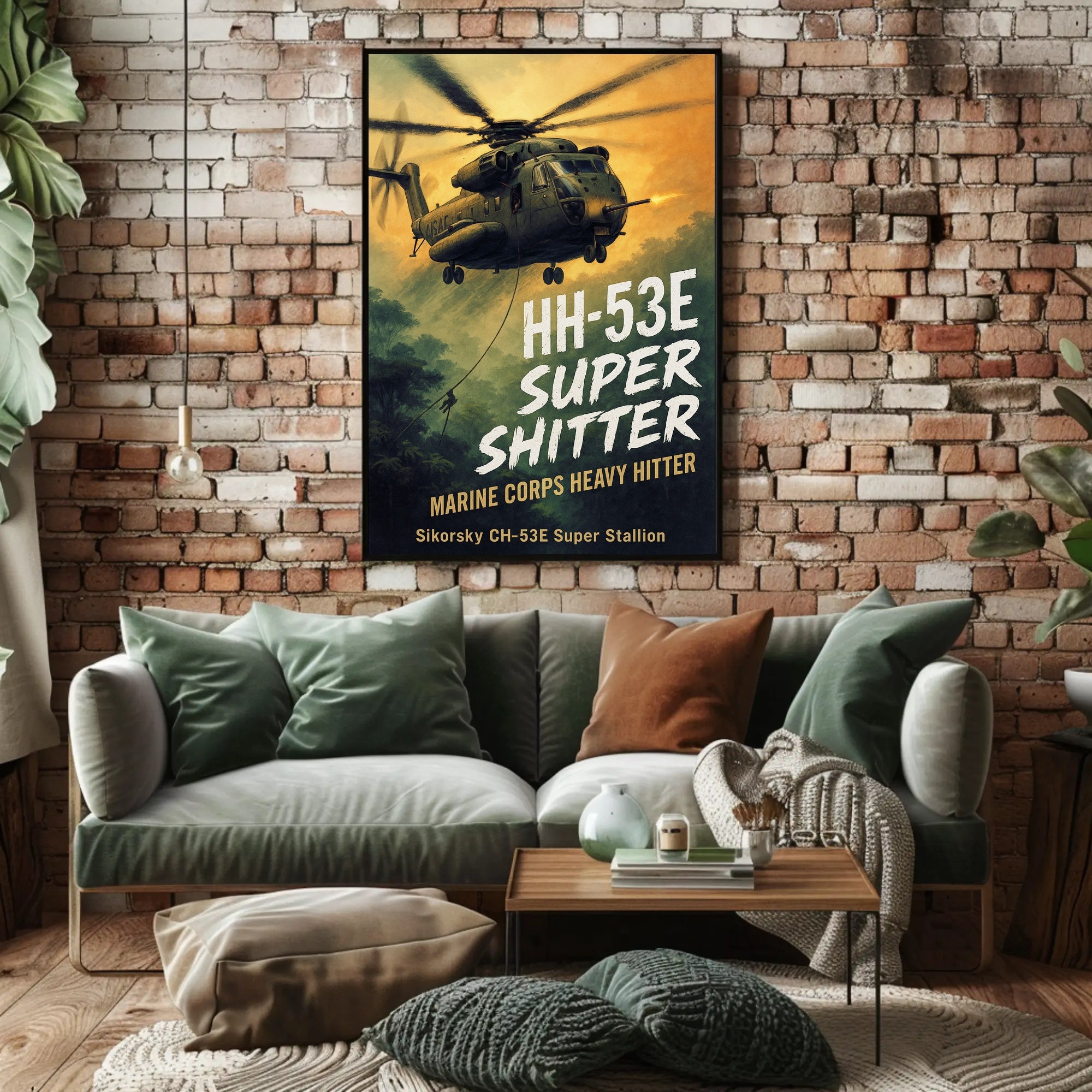 HH-53E Super Shitter Poster PosterGoat