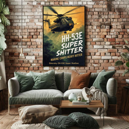 HH-53E Super Shitter Poster PosterGoat