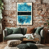 Abstract Watercolor Flag Abstract Poster