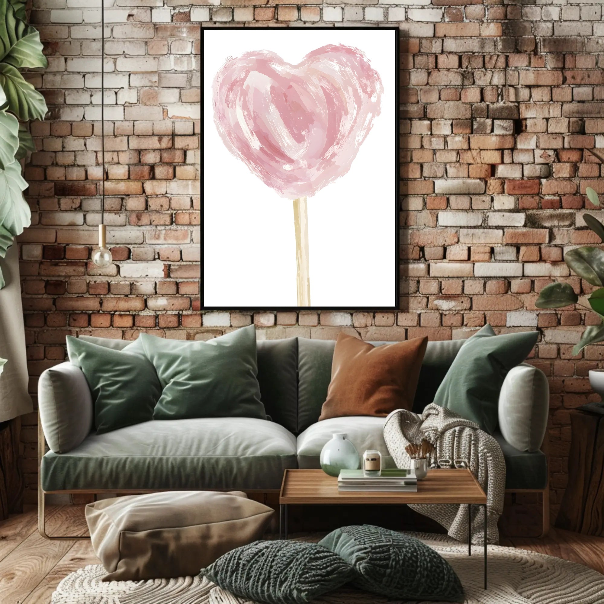 Heart of Sweetness Poster Romantic Wall Art Print