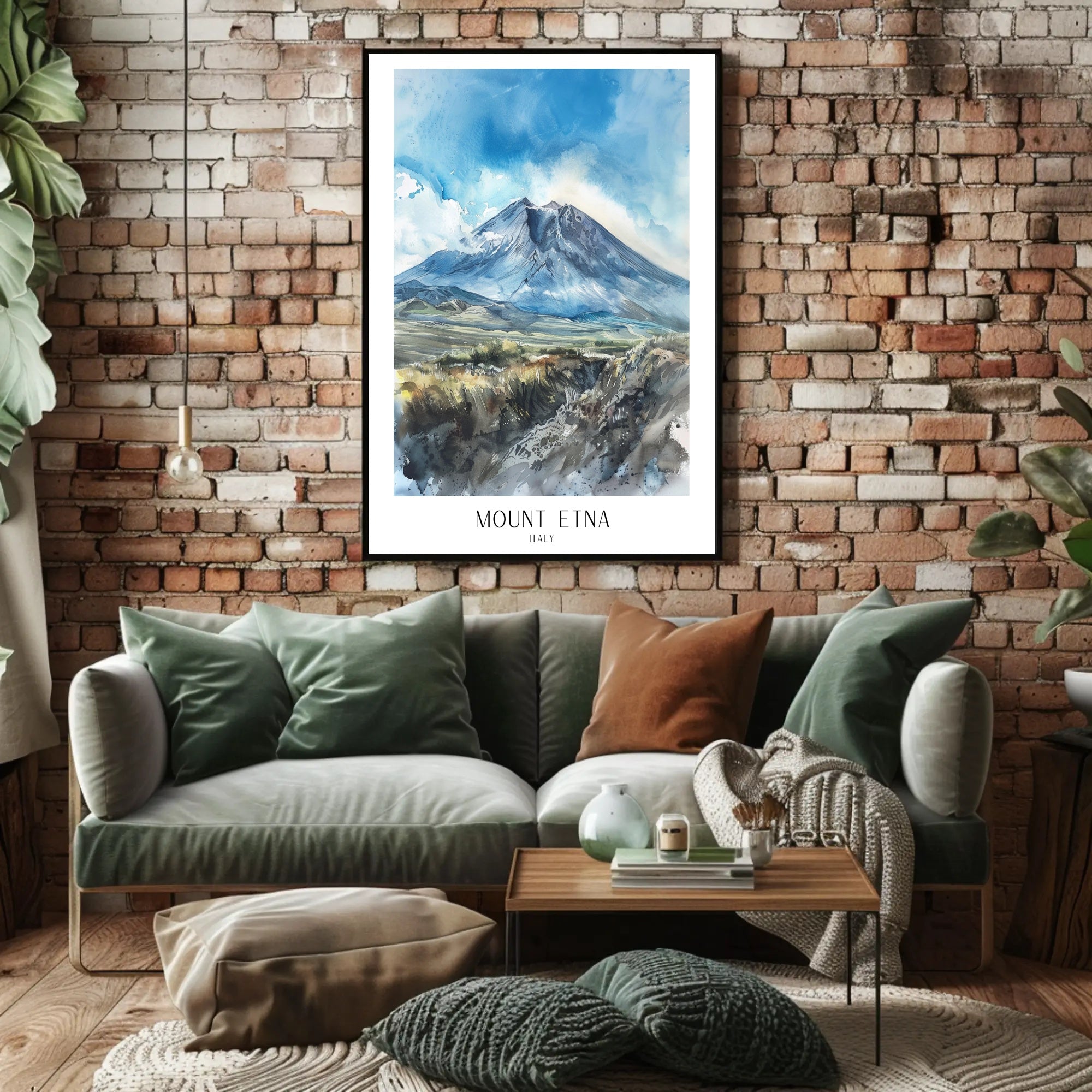 Mount Etna Poster PosterGoat