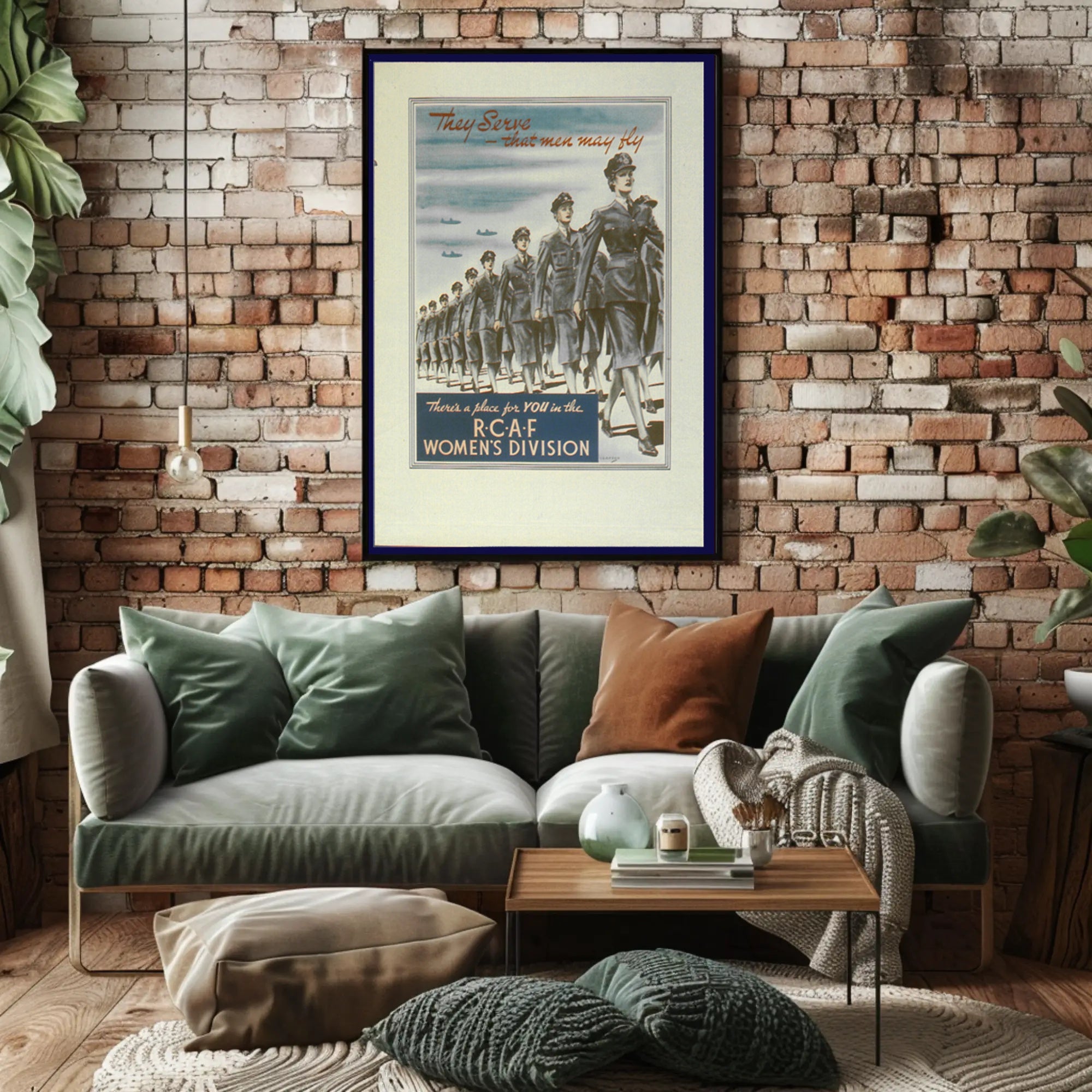 Recruitment for the R.C.A.F. Women's Division Poster PosterGoat