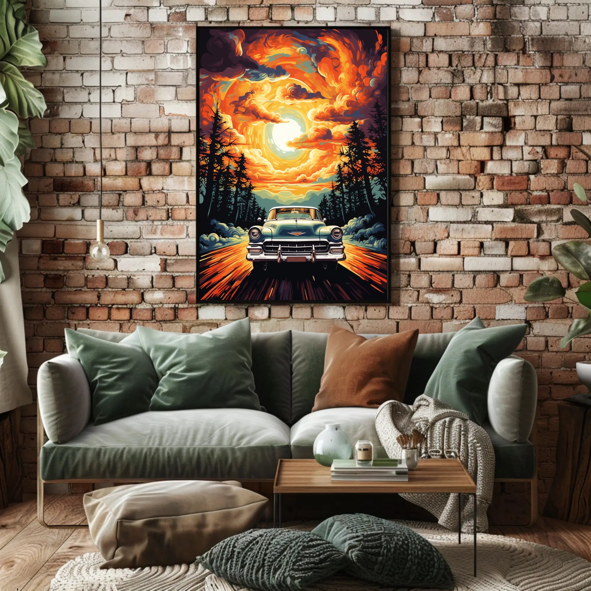Journey Through The Fiery Skies Poster