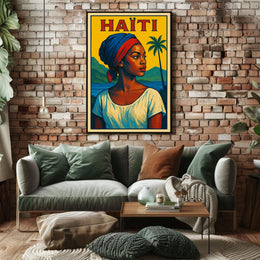 Haiti A Vibrant Tribute Poster