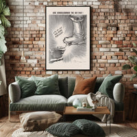 Give Schicklegruber the Hot-Foot! Poster PosterGoat