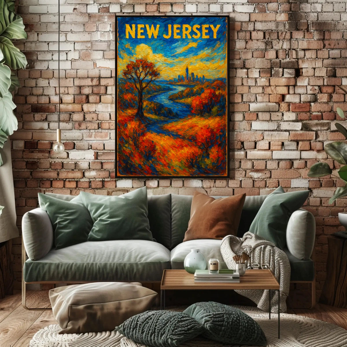 New Jersey Autumn Landscape Poster