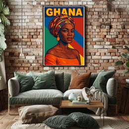 Ghanaian Elegance Poster