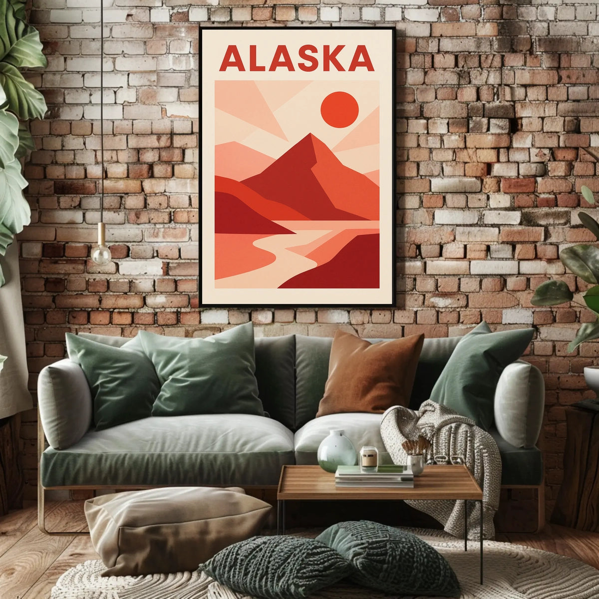 Alaska A Scenic Tribute Poster