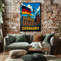 Germany Iconic Landmarks Poster