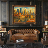 Angola Cityscape Poster
