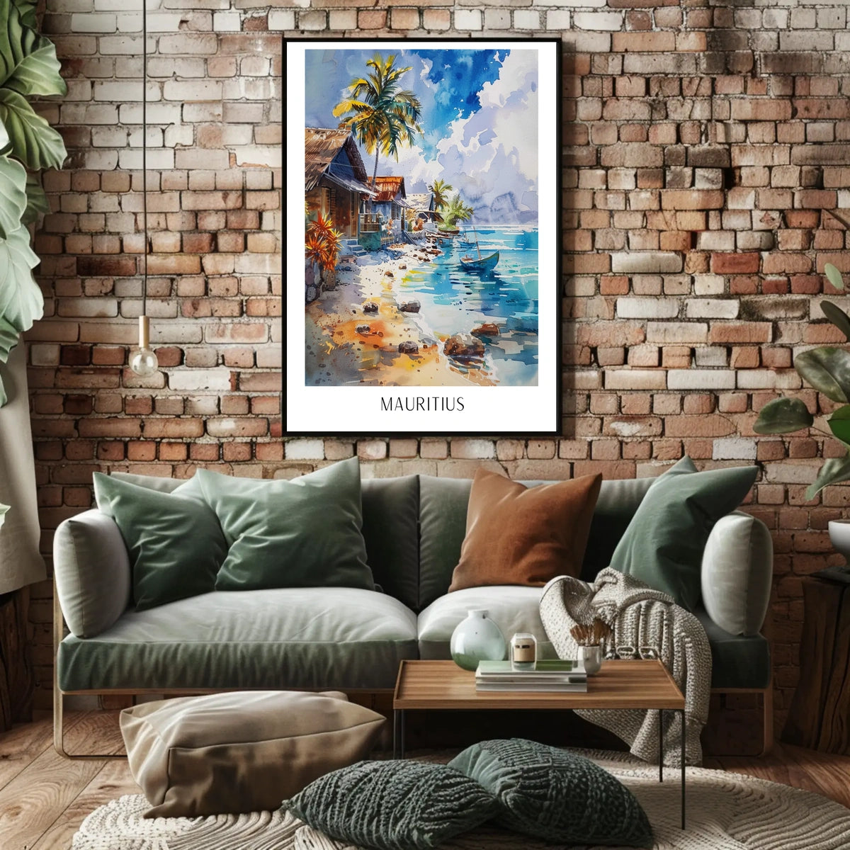 Tropical Paradise of Mauritius Poster