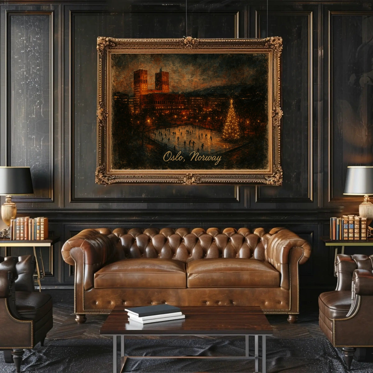 Winter in Oslo Poster