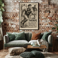 Jim Thorpe Legendary Athlete Jim Thorpe Poster