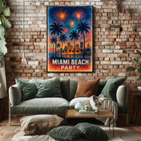 Miami Beach Celebration Poster