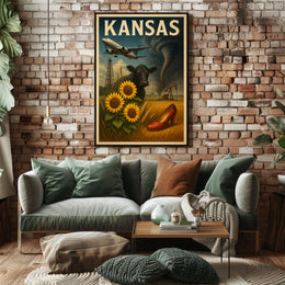Kansas A Land of Diversity Poster
