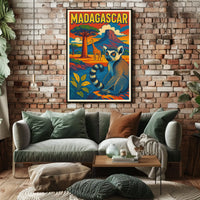 Madagascar Wildlife Adventure Poster