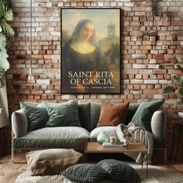 Saint Rita Of Cascia Poster