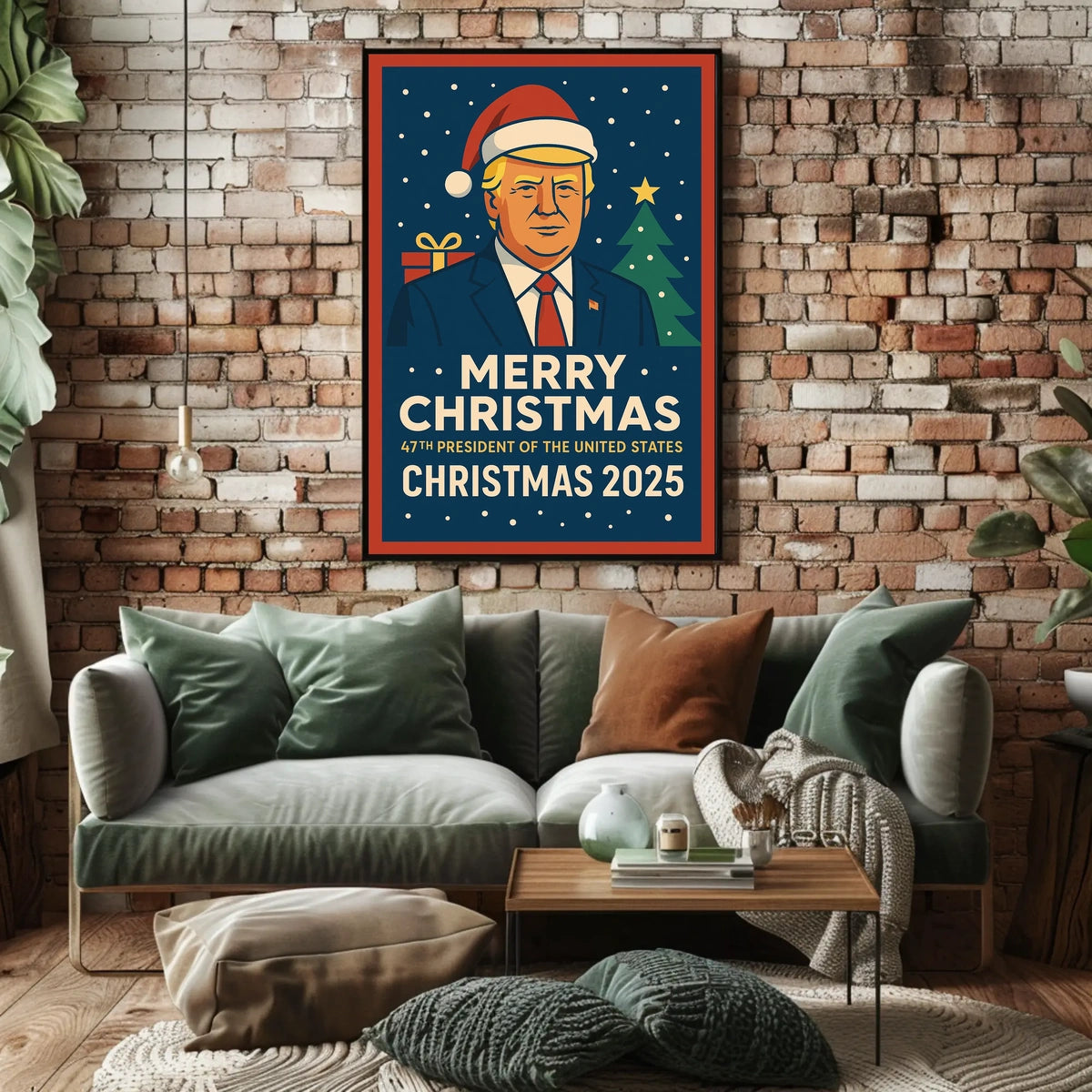 47th President Christmas 2025 Poster