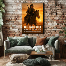 Buffalo Bill Scout for the U.S. Army Poster