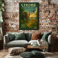 Explore the Heart of Africas Wilderness Poster