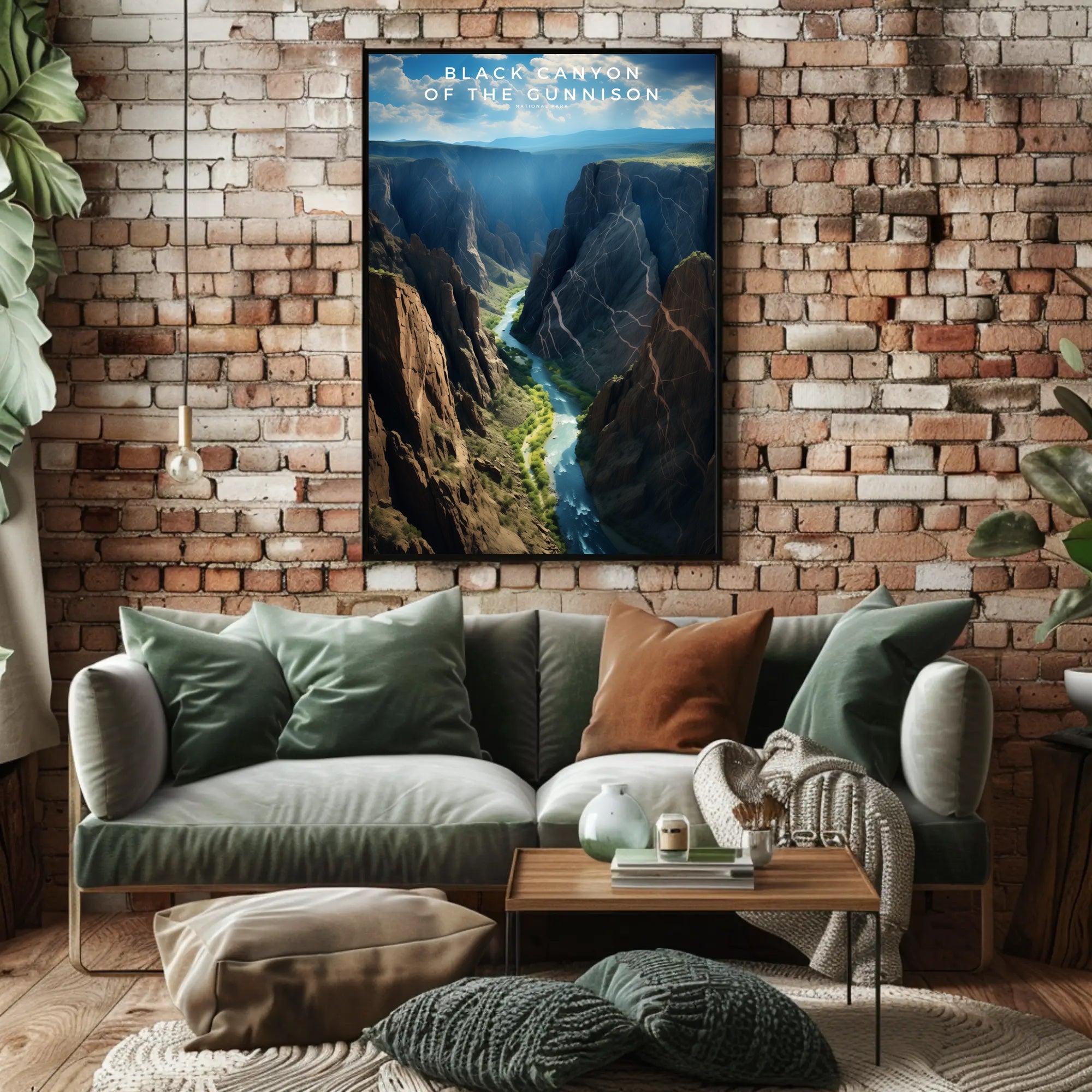 Black Canyon Of The Gunnison Travel Poster