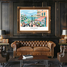 Scenic Positano Poster PosterGoat