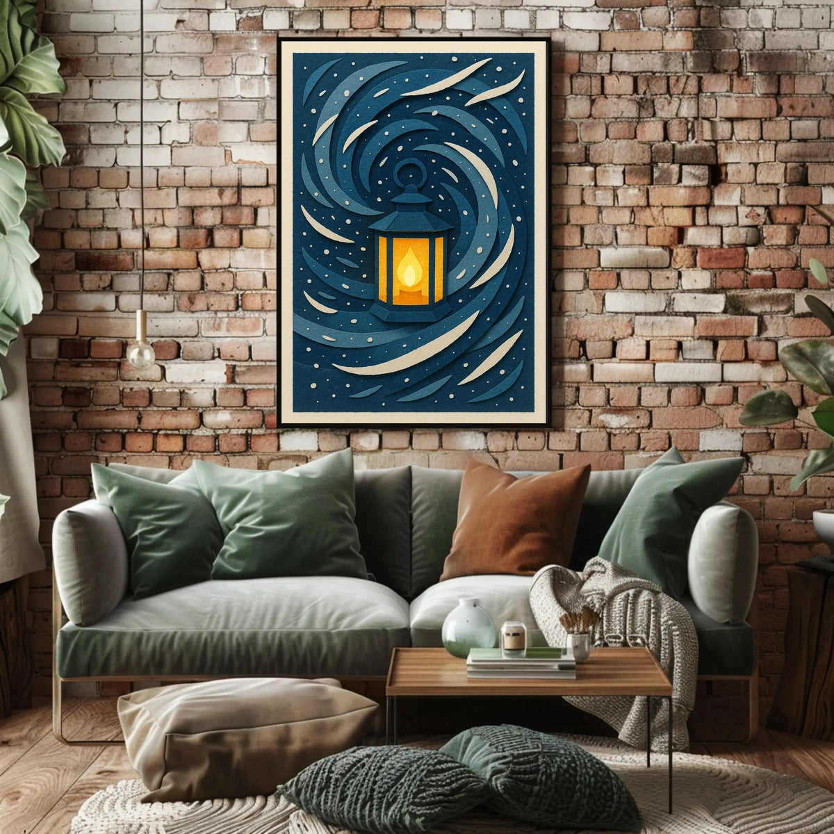 Guiding Light in the Storm Poster