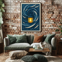 Guiding Light in the Storm Poster