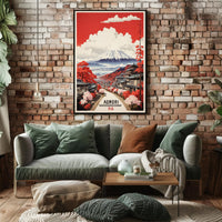 Traditional Aomori Scene Japanese Travel Poster