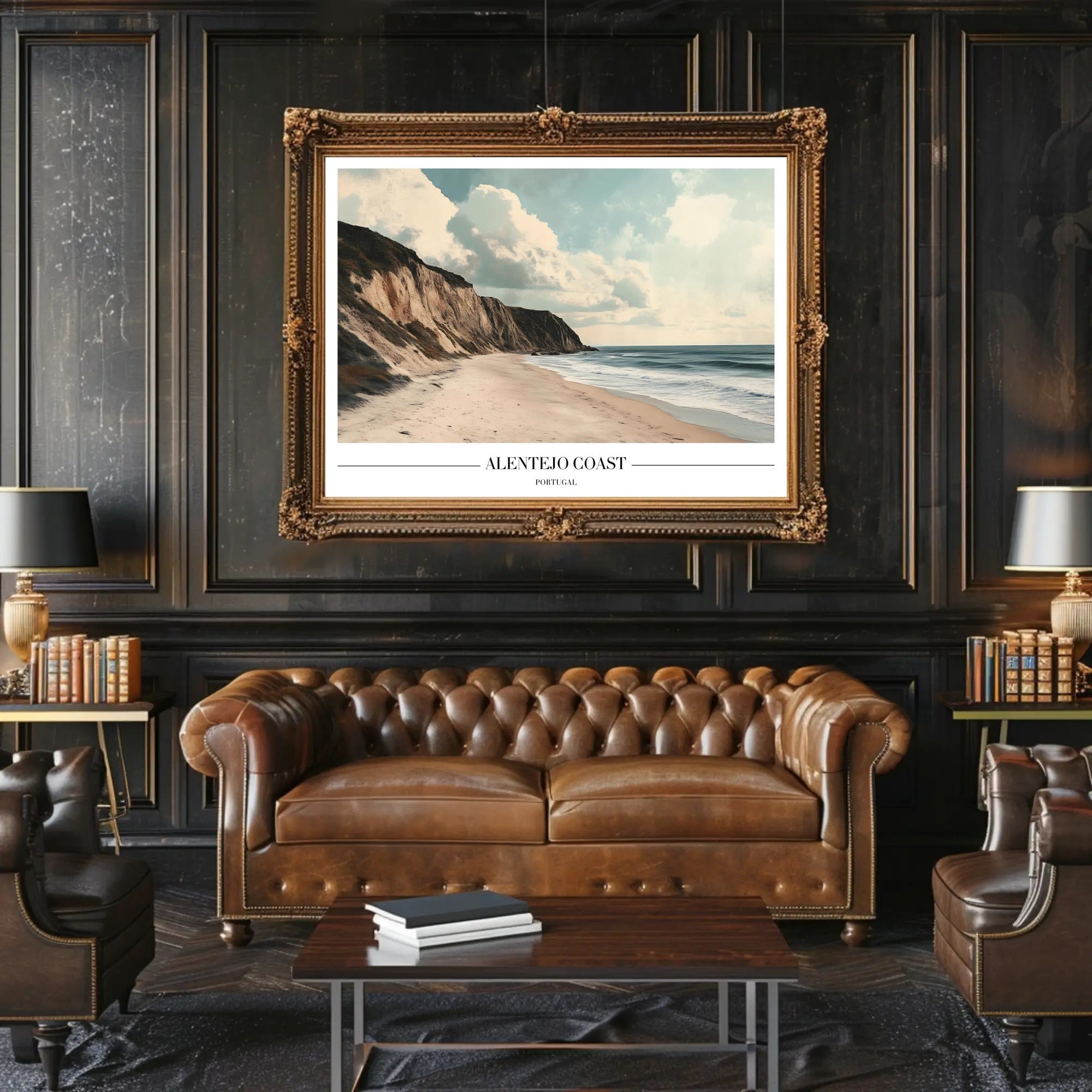 Serene Alentejo Coast Travel Poster