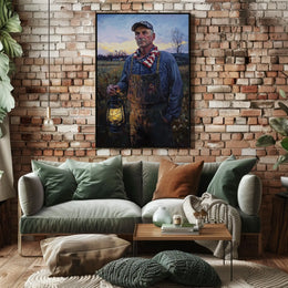 proud farmer Poster