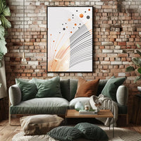 Futuristic Cityscape Sci-Fi Art Poster