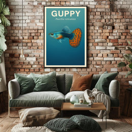 GuppyPoecilia reticulata Poster PosterGoat