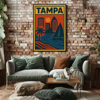 Tampa Cityscape Poster