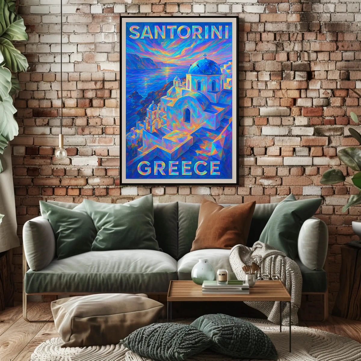 Santorini, Greece Poster