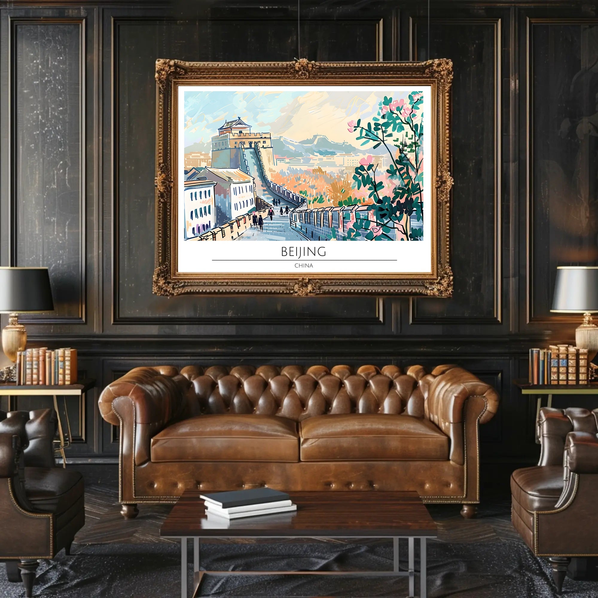 Scenic View of Beijing Poster