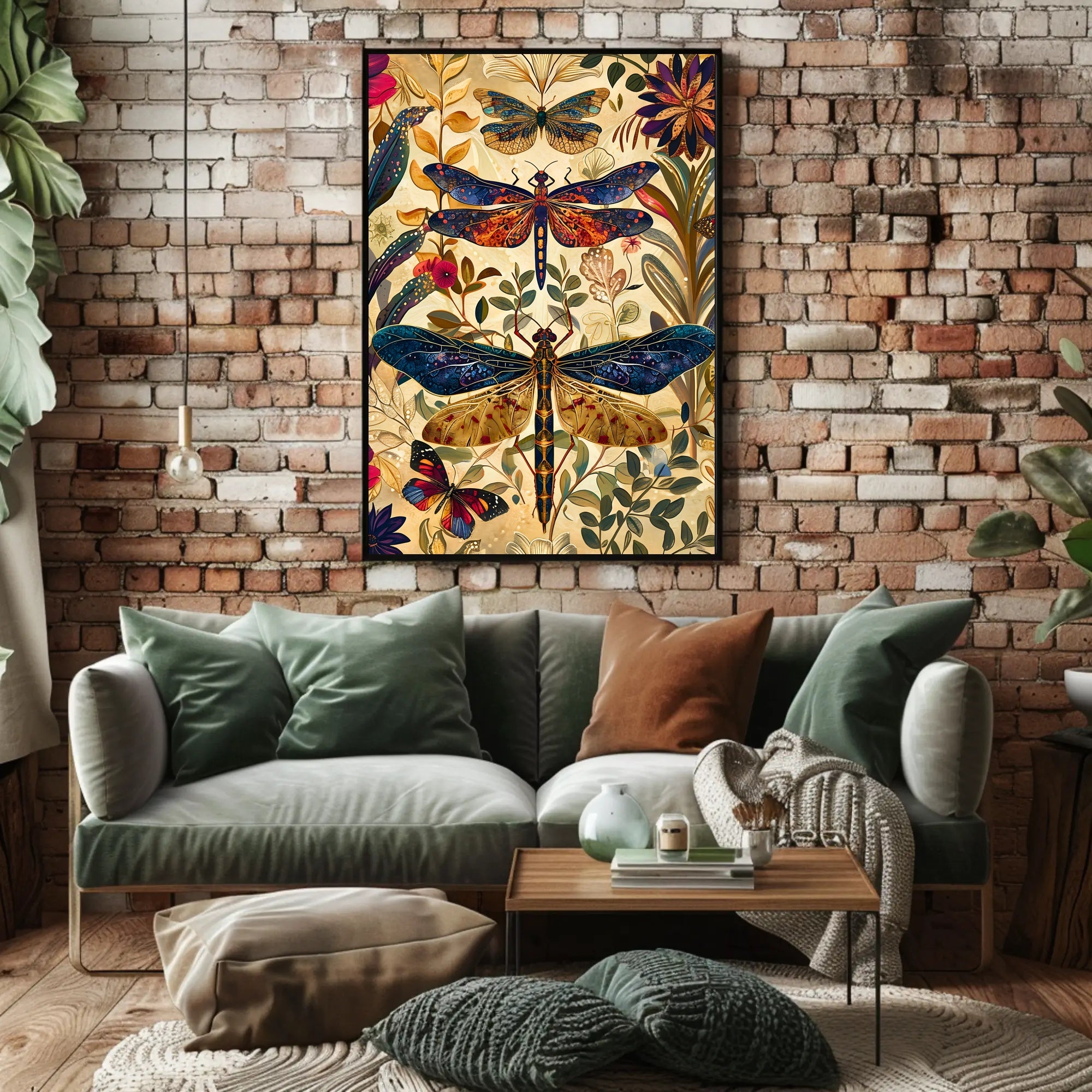Nature-Inspired Insect Design Abstract or Artistic Poster