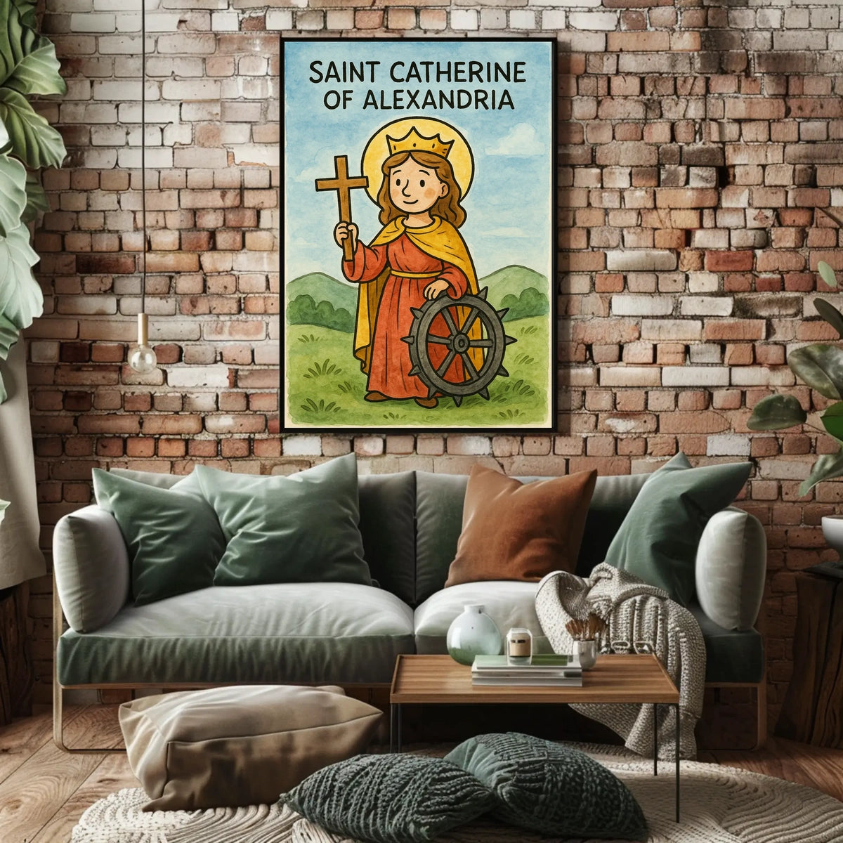 Saint Catherine of Alexandria Poster