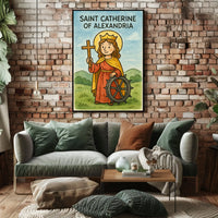 Saint Catherine of Alexandria Poster