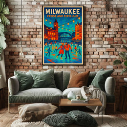 Milwaukee Frost and Firelight Poster