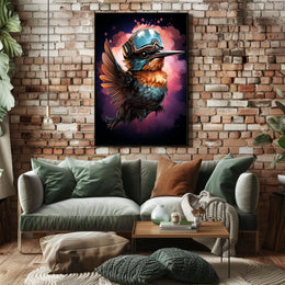 Cyber Avian Adventure Poster