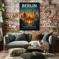 Berlin A City of Timeless Splendor Poster