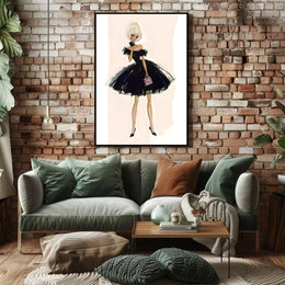 Elegant Fashion Illustration Poster