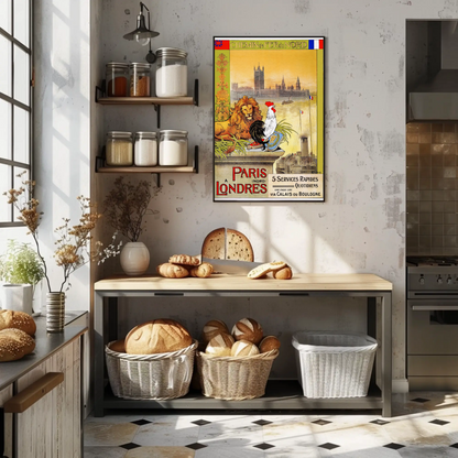 Paris to London – Chemin de Fer du Nord Poster