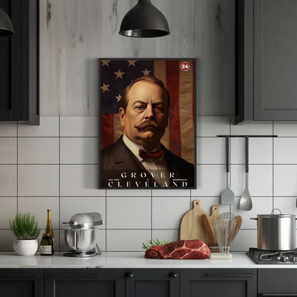 Grover Cleveland 24th President Of The United States Portrait