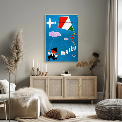 Hungarian Airlines Malev Poster