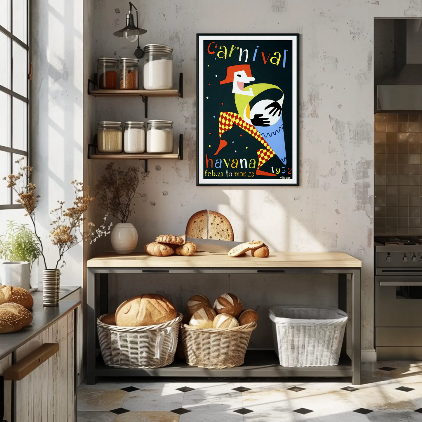 Havana Vintage Poster Carnival 1952